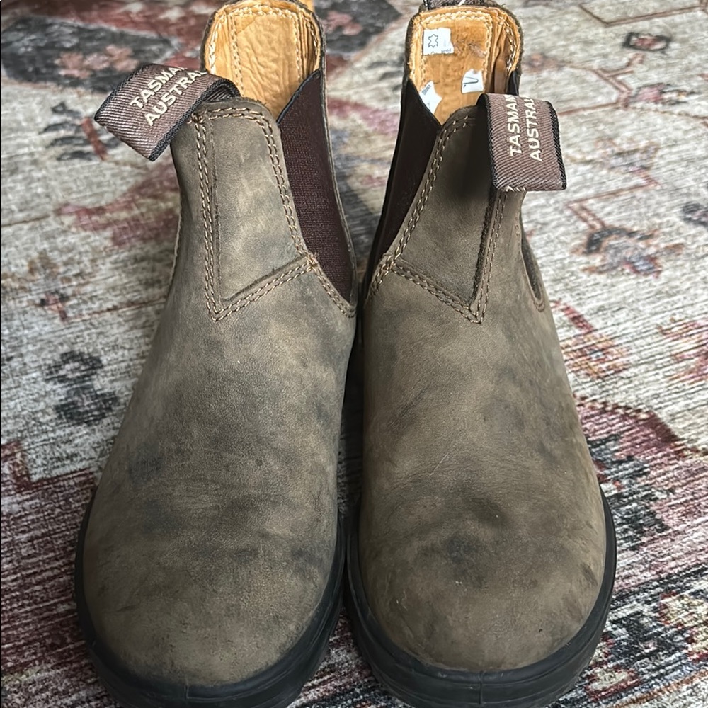 Blundstone Brown Leather Ankle Boots